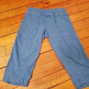 Pants with deep pockets